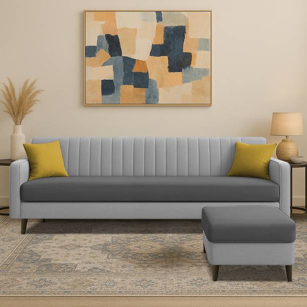 Casaliving Premium Conva 5 Solid Wood 5 Seater  Sofa