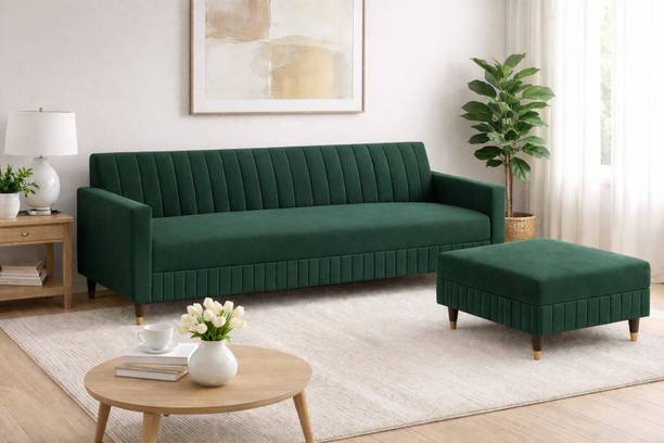 Flipkart Perfect Homes NYC Fabric 4 Seater  Sofa