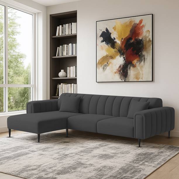 Casaliving Damian LHS Fabric 4 Seater  Sofa