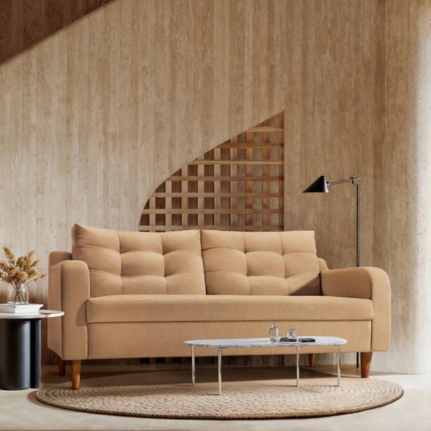 Duroflex Ease Plus Fabric 3 Seater  Sofa