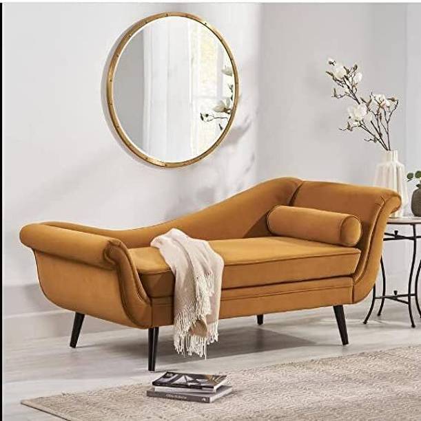 Soul Light Art 2-Seater Rosewood Settee Sofa Diwan Fabric Diwan