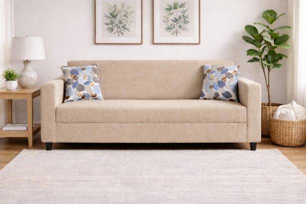 Living Things Flowrans Fabric 3 Seater  Sofa
