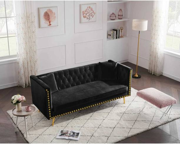 Soul Light Art Fabric 3 Seater  Sofa