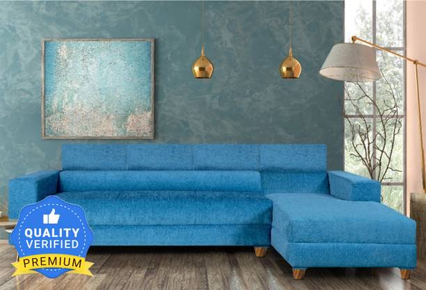 Seventh Heaven Berlin 6 Seater Sofa, Extra Spacious, Chenille Molfino Fabric: 3 Year Warranty Fabric 6 Seater  Sofa