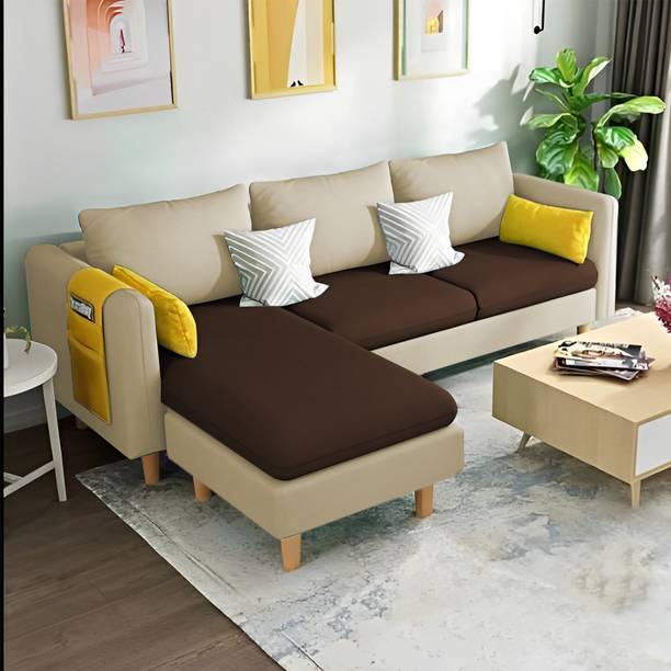 Casaliving Monarch Fabric 4 Seater  Sofa