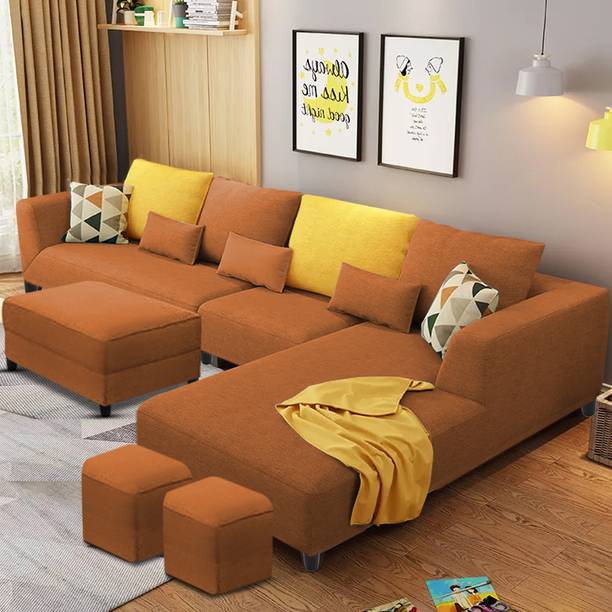 Casaliving Minta Fabric 8 Seater Sofa