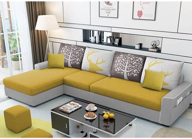 Casaliving Afie Fabric 6 Seater  Sofa