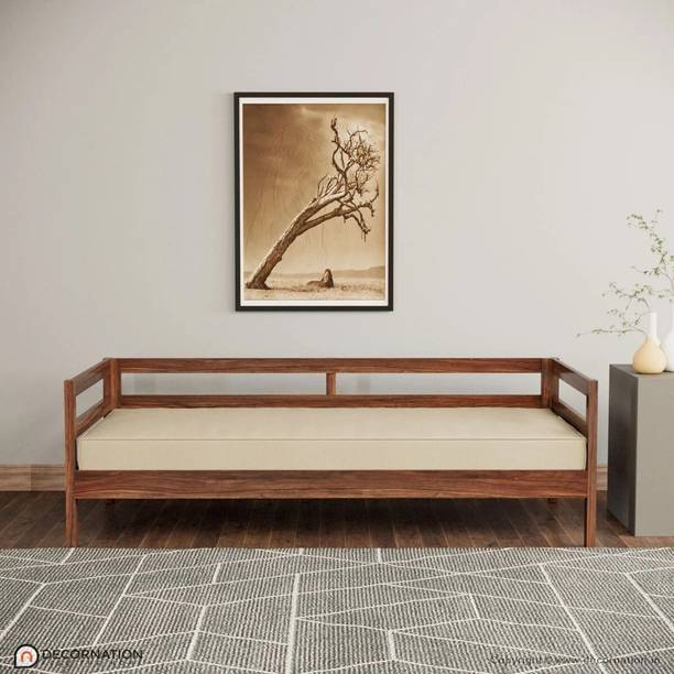 EWOOD Solid Wood 3 Seater  Sofa