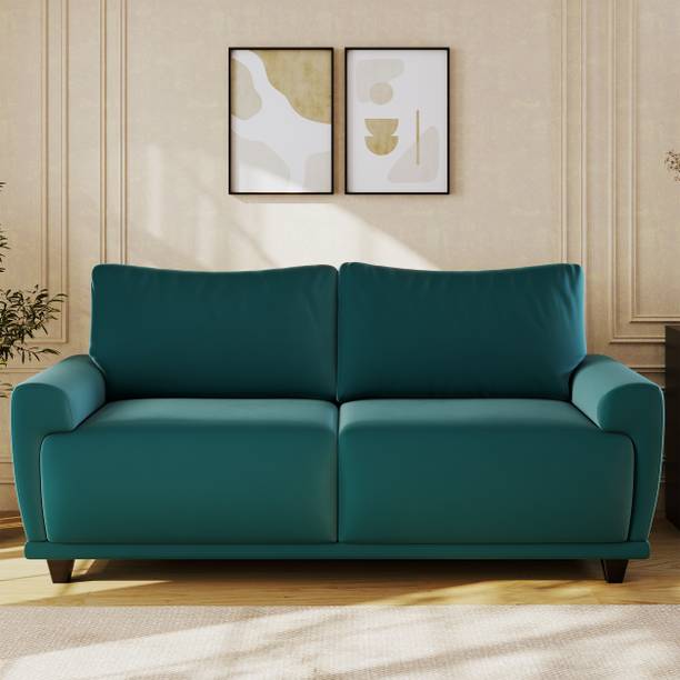 ARRA Vivaan Velvet Fabric Three Seater Sofa Fabric 3 Seater  Sofa