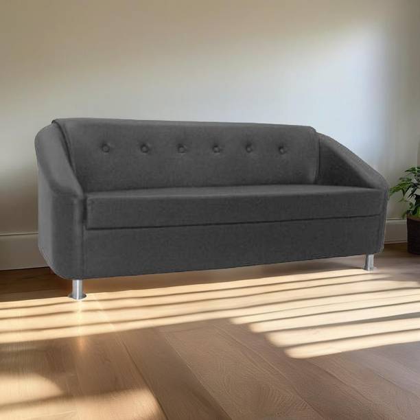 TIRTHANKARA Leather 3 Seater  Sofa