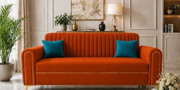 Bharatsofa Fabric 3 Seater Sofa