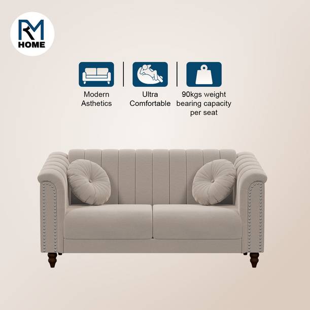 RM HOME RENU Fabric 2 Seater  Sofa