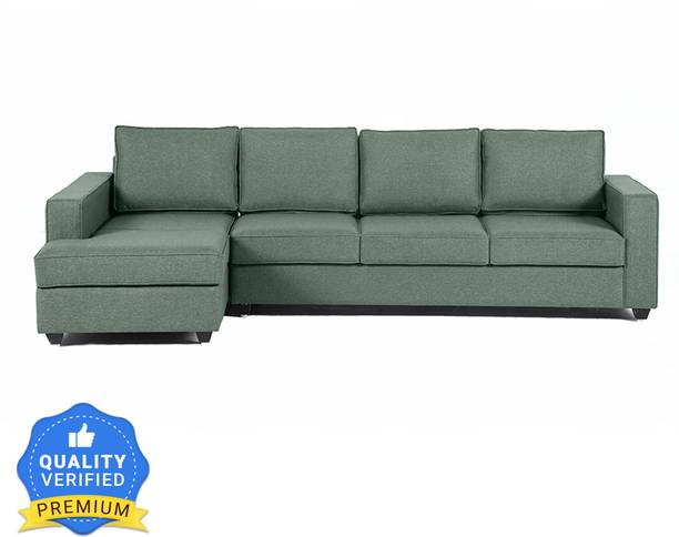 Wakefit Napper Left Aligned Chaise Fabric 5 Seater  Sofa
