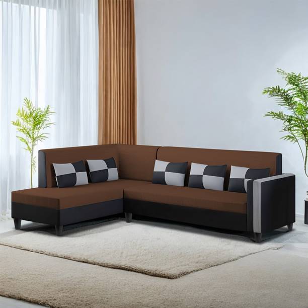 Casaliving Nordy Fabric 6 Seater  Sofa