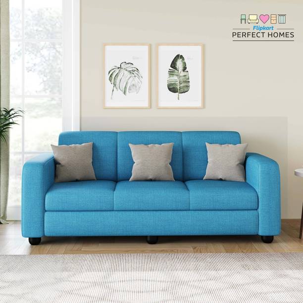 Flipkart Perfect Homes Burano Fabric 3 Seater  Sofa