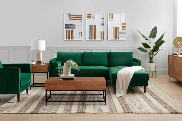 APRODZ Fabric 3 Seater  Sofa