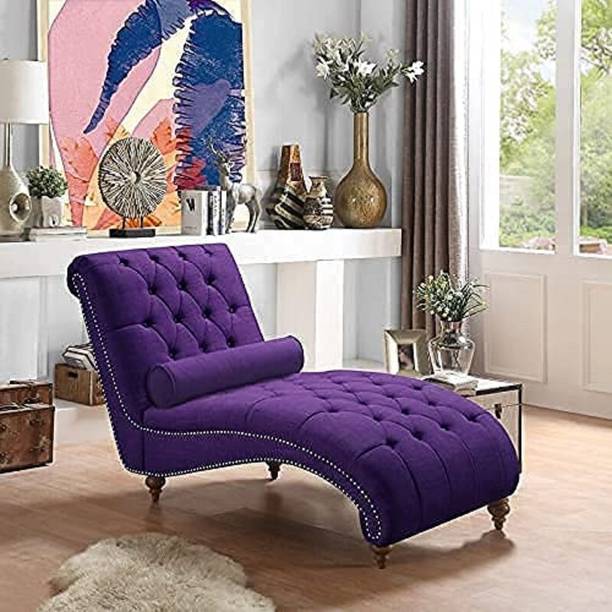 Artistic Interior Crafts Fabric Single Modern Lounge Lazy Sofa Bed Chair Recliner Couch Fabric 1 Seater  Sofa