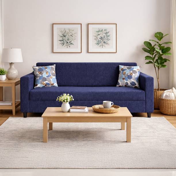 Living Things Flowrans Fabric 3 Seater  Sofa
