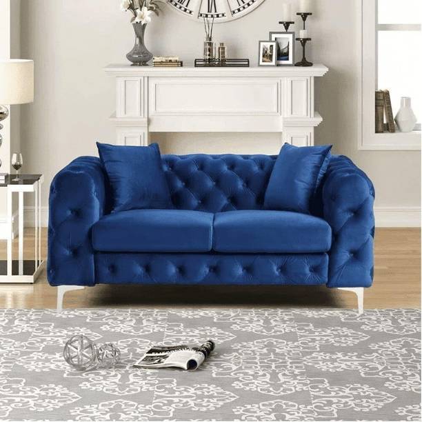 Soul Light Art Classic Seater Luxury Chesterfield Sofa Fabric 2 Seater  Sofa