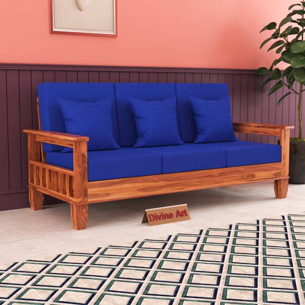 BHAGWATI ART Seater Sofa For Living, Waiting Room/ Office Fabric Fabric 3 Seater  Sofa