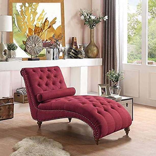 Artistic Interior Crafts Fabric Single Modern Lounge Lazy Sofa Bed Chair Recliner Couch Fabric 1 Seater  Sofa