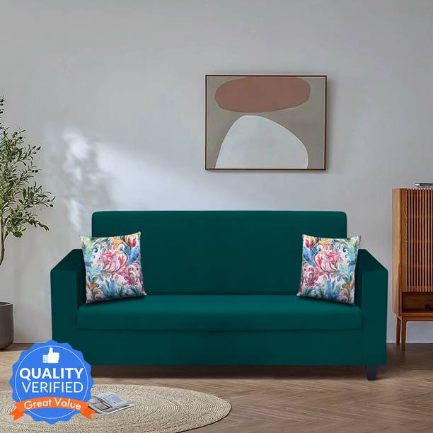 Flipkart Perfect Homes New Crete Fabric 3 Seater  Sofa