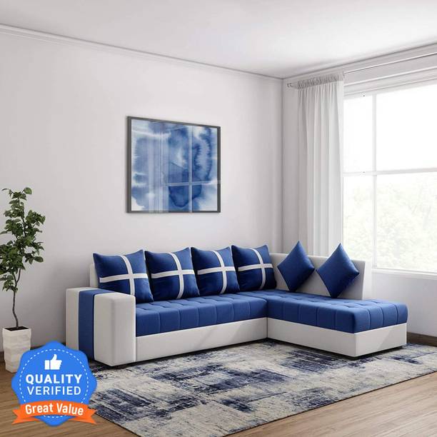 Torque Jamestown L Shape RHS Fabric 6 Seater  Sofa