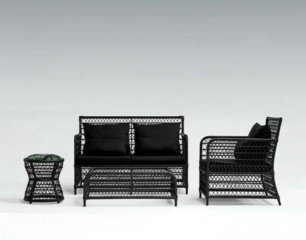 Mymigos Outdoor Sofa Set for Garden | Patio Furniture Set | Fabric 3 Seater  Sofa