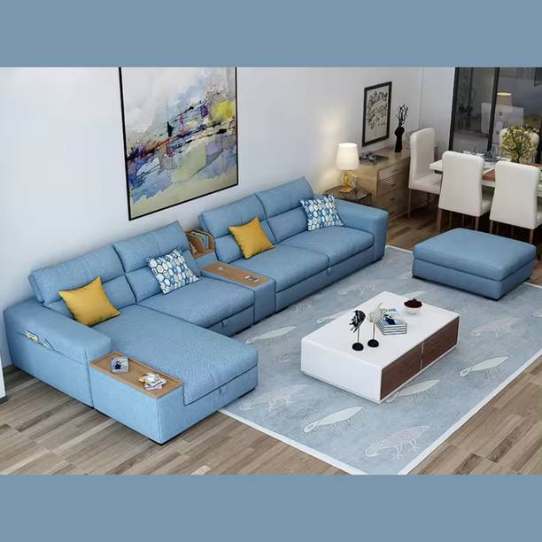 Zikra Samaara Fabric 6 Seater  Sofa