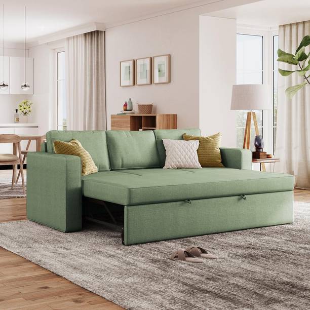 Wakefit Napper Fabric 3 Seater  Sofa