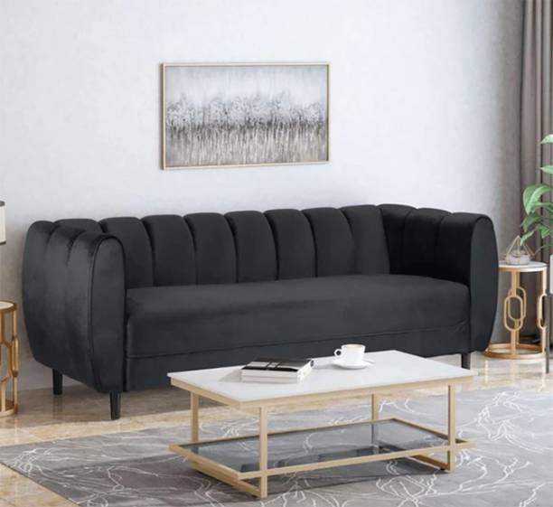 Taash Leather 3 Seater  Sofa