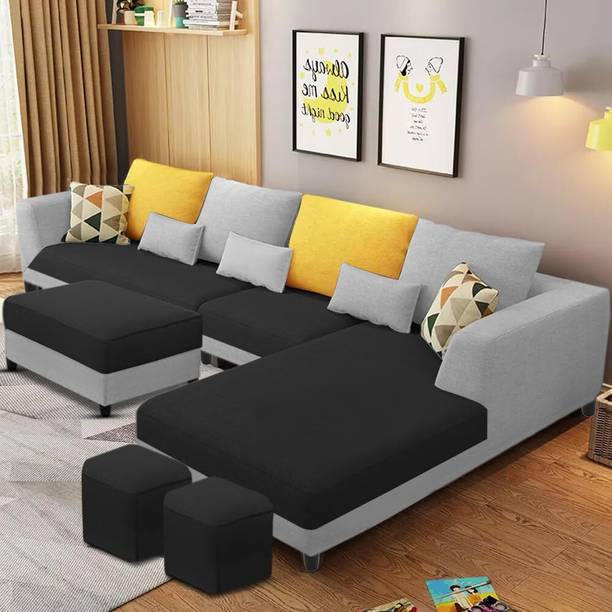 Casaliving Minta Fabric 8 Seater Sofa