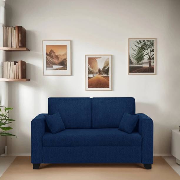 Vansh Furniture Premium Quality velvet Fabric 2 Seater  Sofa