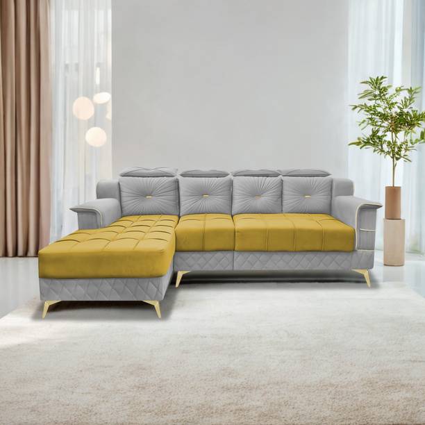 Casaliving Snowy Fabric 6 Seater  Sofa