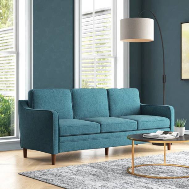 beautisofa 3 Seater Modern Design Sweat velvet Comfortable sofa for Home,Hotels & Office Fabric 3 Seater  Sofa