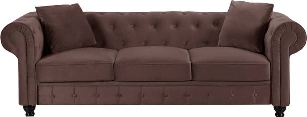 Dr Smith Chesterfield Fabric 3 Seater  Sofa