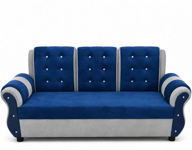 Royal life furniture RLFAN/UPCBG3S001 Fabric 3 Seater Sofa