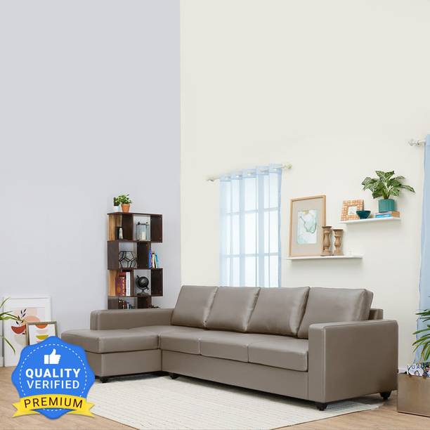 Wakefit Napper Left Aligned Chaise Fabric 5 Seater  Sofa