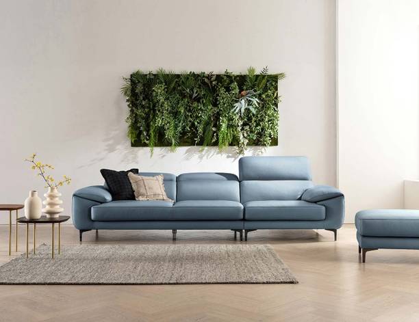 fabrique Leatherette 3 Seater  Sofa