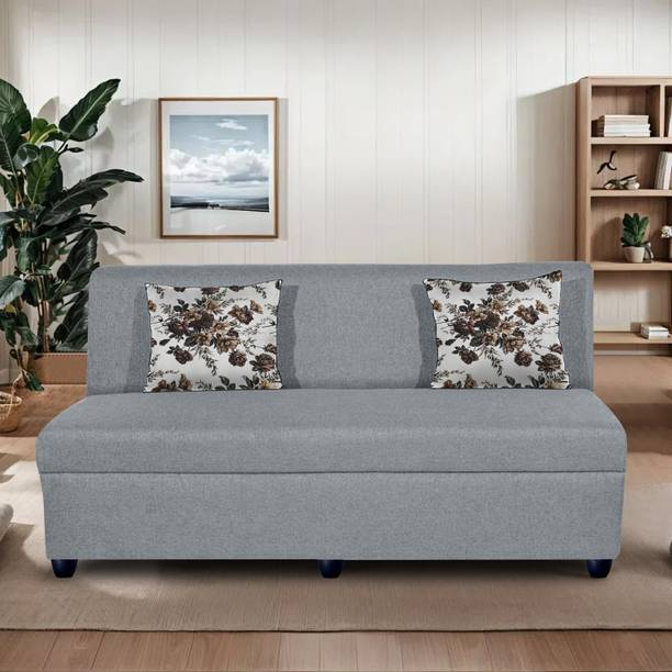 Vansh Furniture Premium Quality JUTE Fabric 3 Seater  Sofa