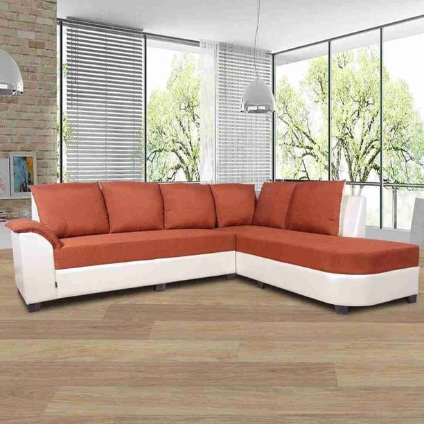 ELTOP LifeStyle Berger RHS L-Shape Fabric 6 Seater  Sofa