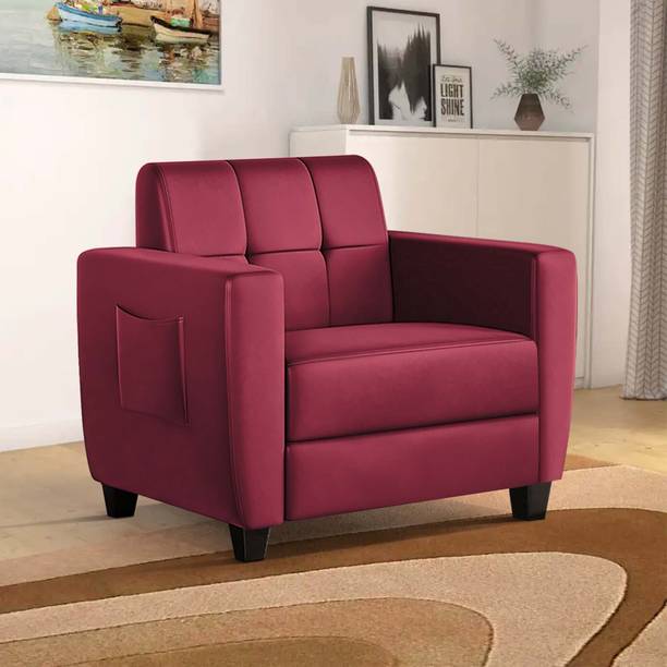 ARRA Remo Fabric 1 Seater  Sofa