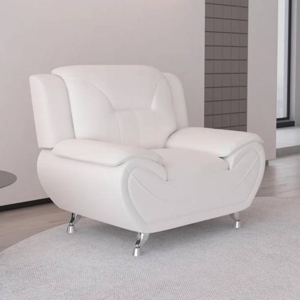 Zikra Dexter Leatherette 1 Seater  Sofa
