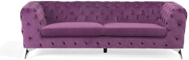 Smarts collection Chesterfield Sofa for Living Room , Hall & Bedroom , Fabric 3 Seater  Sofa