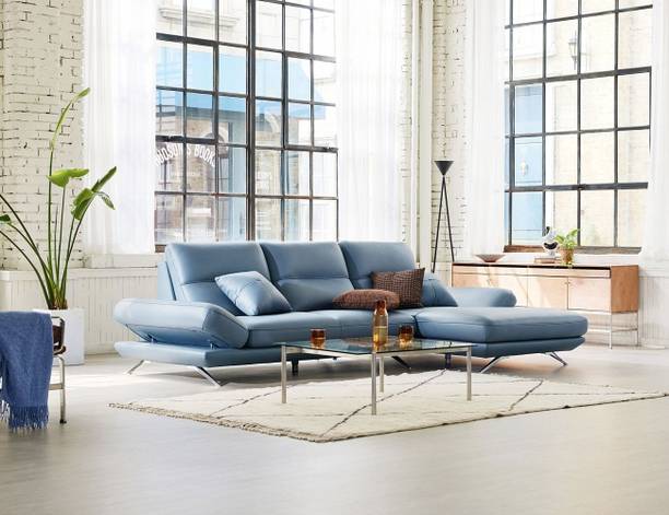 fabrique Leatherette 4 Seater  Sofa
