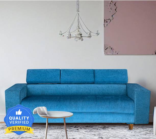 Seventh Heaven Berlin 3 Seater Sofa, Extra Spacious, Chenille Molfino Fabric: 2 Year Warranty Fabric 3 Seater  Sofa