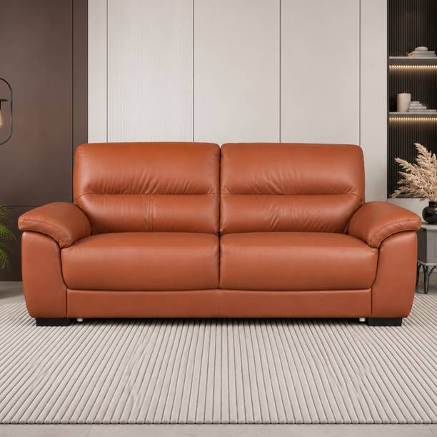 Hometown Canyon Leather 3 Seater Sofa
