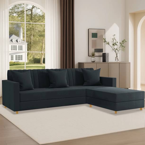 Flipkart Perfect Homes Convertible Sofa Set for Living Room Furniture Set Fabric 4 Seater  Sofa