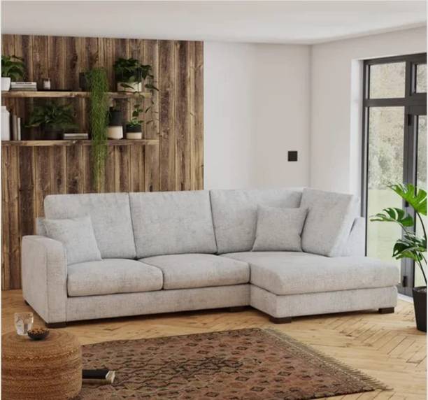 BuyFacturer Finn Right Facing L Shape Fabric 4 Seater  Sofa