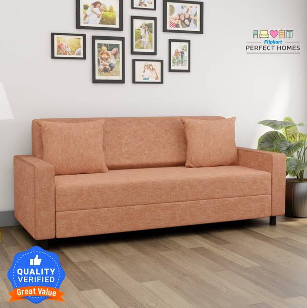 Flipkart Perfect Homes Sophie Fabric 3 Seater  Sofa